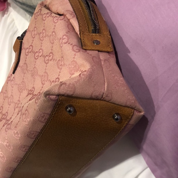 Gucci Pink GG Canvas Satchel, Great Condition❤️ - Picture 7 of 16